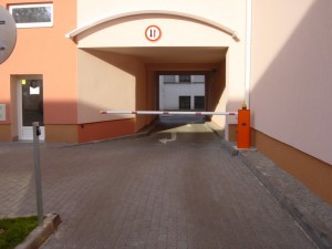 Nyní nepoužívaná závora